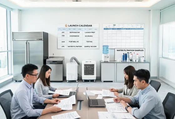 Multi-category appliance planning room