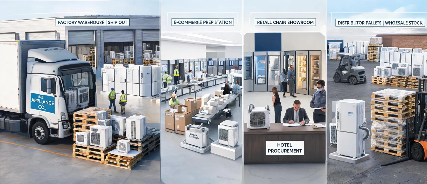 Appliance distribution channels