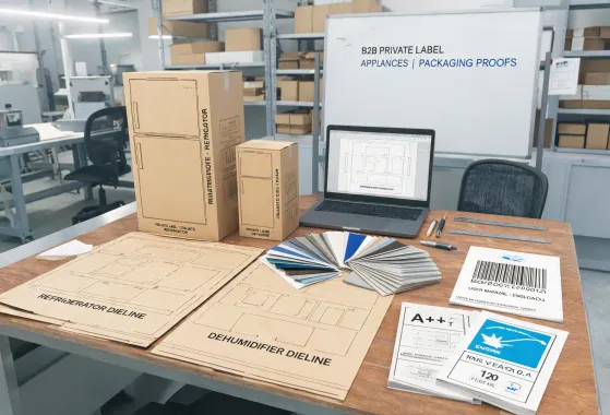 Private label appliance packaging
