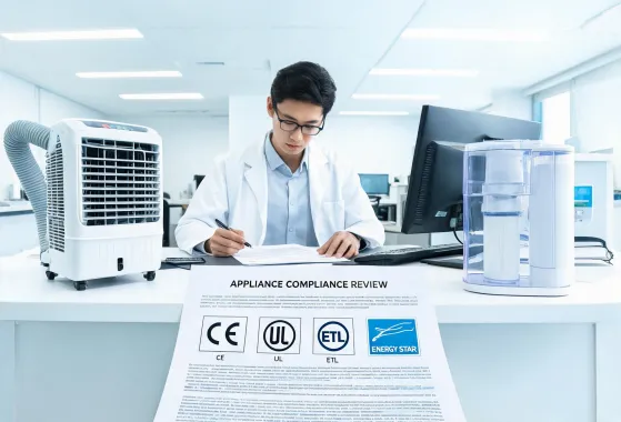Appliance compliance file review