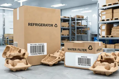 Recyclable appliance cartons